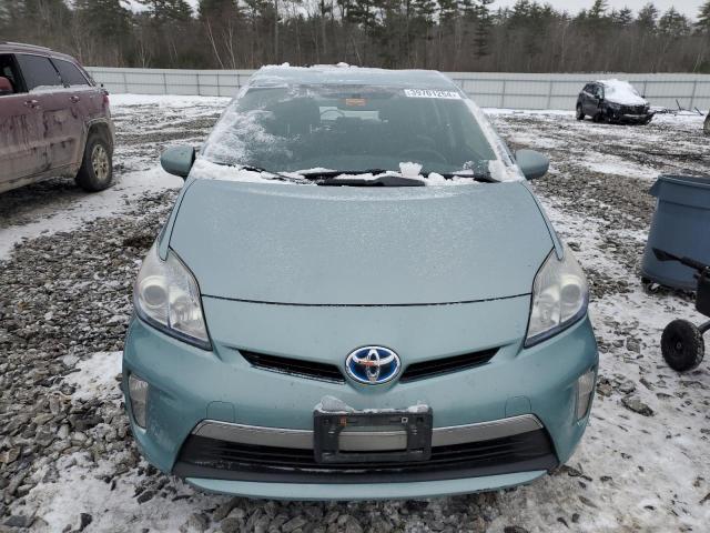 JTDKN3DP2C3026721 - 2012 TOYOTA PRIUS PLUG SILVER photo 5