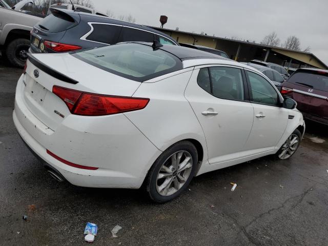 KNAGN4A71B5174276 - 2011 KIA OPTIMA EX WHITE photo 3