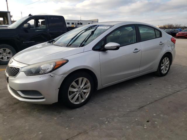 KNAFX4A62E5228394 - 2014 KIA FORTE LX SILVER photo 1