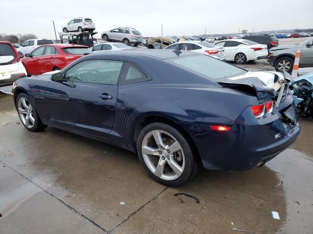 2G1FC1EDXB9129836 - 2011 CHEVROLET CAMARO LT BLUE photo 2