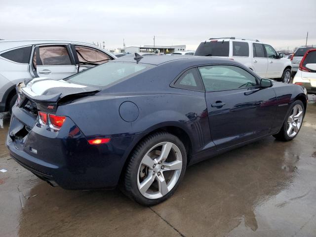 2G1FC1EDXB9129836 - 2011 CHEVROLET CAMARO LT BLUE photo 3