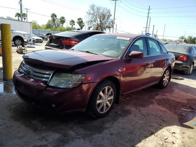 1FAHP24W78G171734 - 2008 FORD TAURUS SEL BURGUNDY photo 1