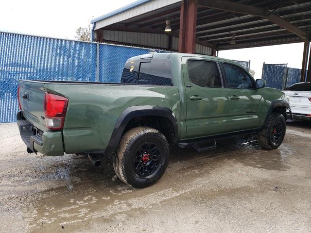 3TYAZ5CN9MT003811 - 2021 TOYOTA TACOMA DOUBLE CAB GREEN photo 3