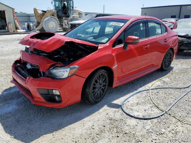 JF1VA2M66H9819010 - 2017 SUBARU WRX STI RED photo 1