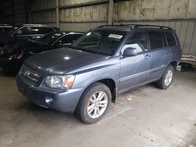 JTEEW21A160031950 - 2006 TOYOTA HIGHLANDER HYBRID BLUE photo 1