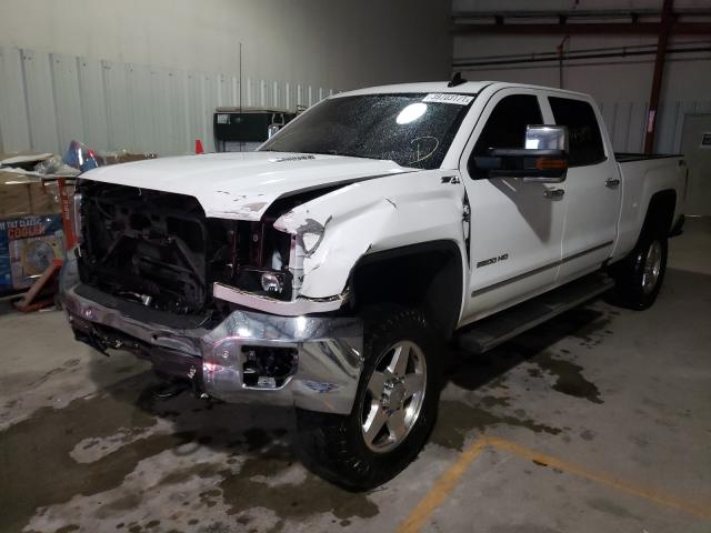 1GT12ZE82FF663092 - 2015 GMC SIERRA K2500 SLT WHITE photo 2