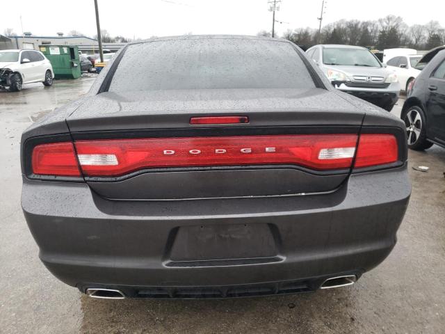 2C3CDXBGXEH227112 - 2014 DODGE CHARGER SE GRAY photo 6