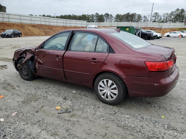 5NPET46C59H439121 - 2009 HYUNDAI SONATA GLS RED photo 2