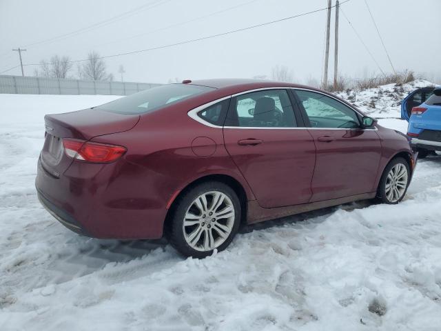 1C3CCCAB4FN529019 - 2015 CHRYSLER 200 LIMITED BURGUNDY photo 3