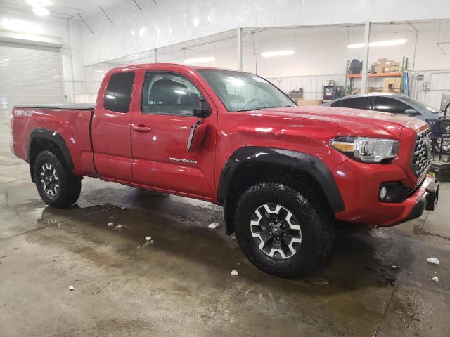 3TYSZ5AN6NT086428 - 2022 TOYOTA TACOMA ACCESS CAB RED photo 4