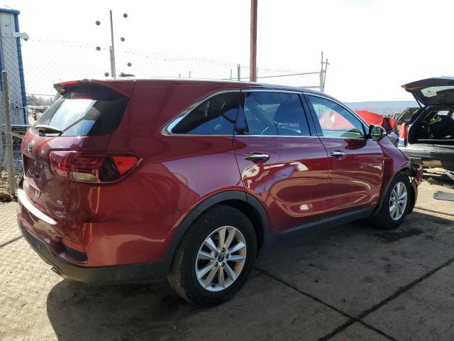 5XYPGDA35KG471813 - 2019 KIA SORENTO L RED photo 3