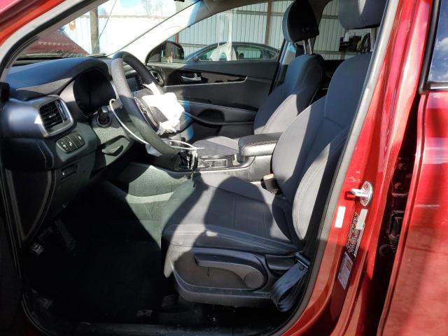 5XYPGDA35KG471813 - 2019 KIA SORENTO L RED photo 7