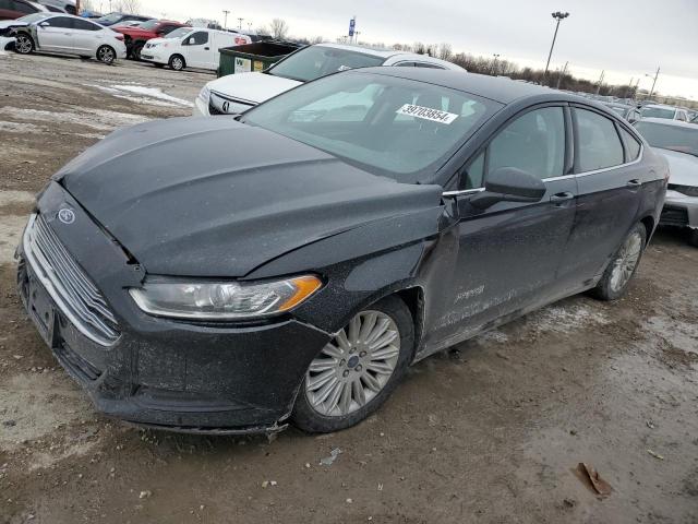 3FA6P0UU5GR126955 - 2016 FORD FUSION S HYBRID BLACK photo 1