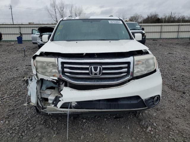 5FNYF3H79EB021488 - 2014 HONDA PILOT EXLN WHITE photo 5