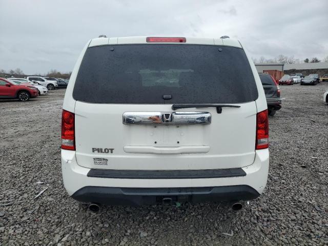 5FNYF3H79EB021488 - 2014 HONDA PILOT EXLN WHITE photo 6