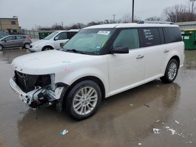 2FMGK5C81JBA08949 - 2018 FORD FLEX SEL WHITE photo 1