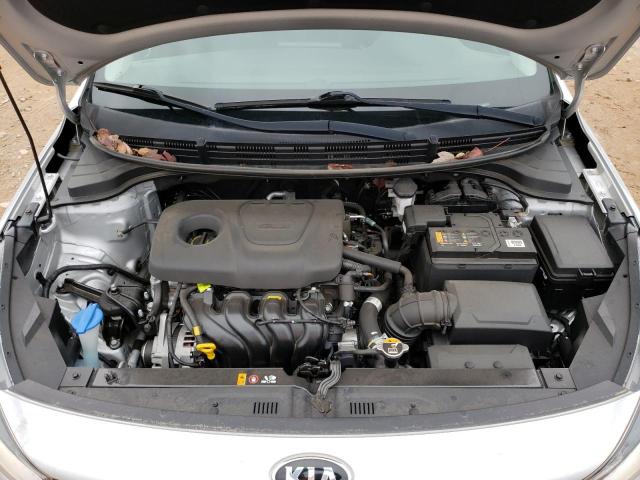 3KPA24AB0KE243341 - 2019 KIA RIO S SILVER photo 11