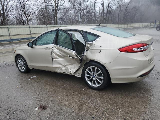 3FA6P0HD8HR347980 - 2017 FORD FUSION SE WHITE photo 2