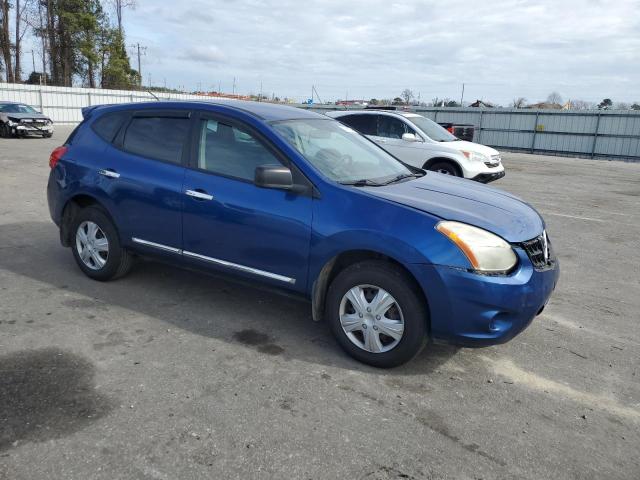 JN8AS5MV2BW267565 - 2011 NISSAN ROGUE S BLUE photo 4