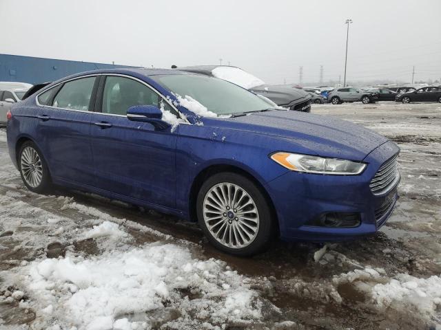 3FA6P0K92GR223562 - 2016 FORD FUSION TITANIUM BLUE photo 4