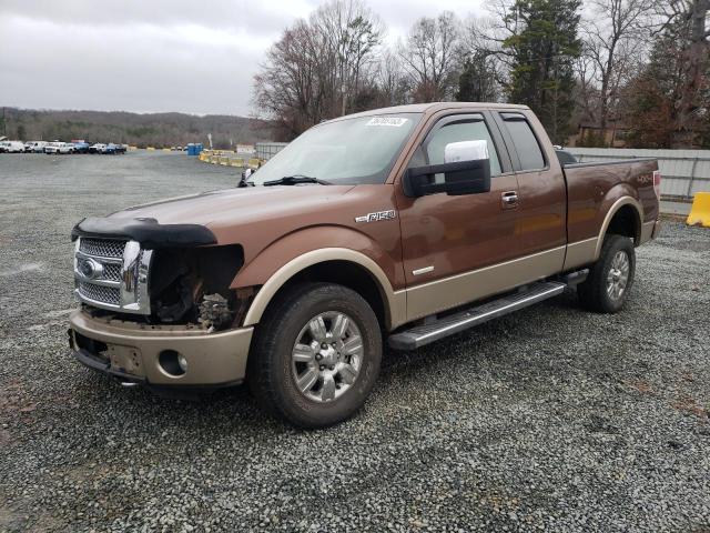 1FTFX1ET0BFA89597 - 2011 FORD F150 SUPER CAB BROWN photo 1