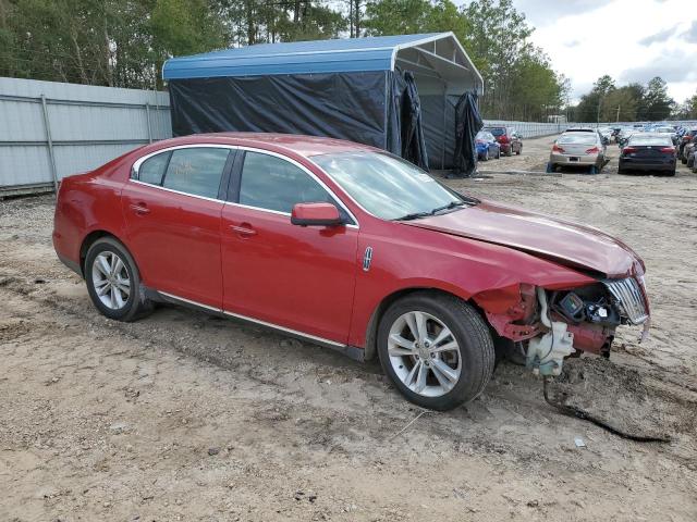 1LNHM93R79G611388 - 2009 LINCOLN MKS RED photo 4