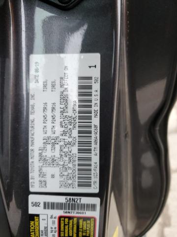 5TFSX5EN3KX070723 - 2019 TOYOTA TACOMA ACCESS CAB ნაცრისფერი ფოტო 12