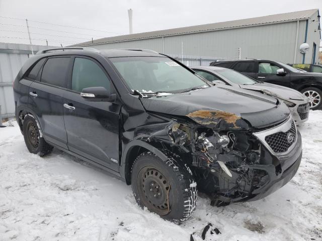 5XYKUDA24DG423412 - 2013 KIA SORENTO EX BLACK photo 4