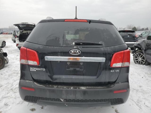 5XYKUDA24DG423412 - 2013 KIA SORENTO EX BLACK photo 6