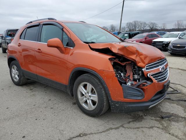 KL7CJLSB5FB202983 - 2015 CHEVROLET TRAX 1LT ORANGE photo 4