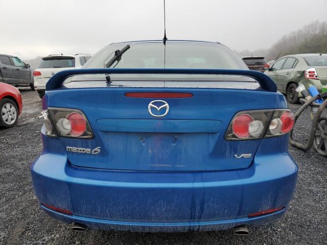 1YVHP84D065M04075 - 2006 MAZDA 6 S BLUE photo 6