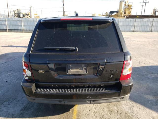 SALSF254X8A120630 - 2008 LAND ROVER RANGE ROVE HSE BLACK photo 6