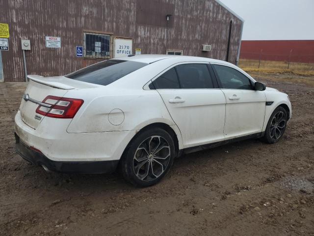 1FAHP2KT2FG106974 - 2015 FORD TAURUS SHO WHITE photo 3