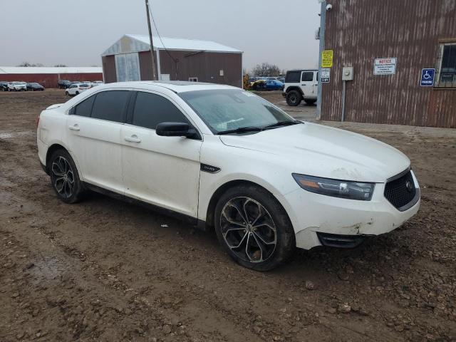 1FAHP2KT2FG106974 - 2015 FORD TAURUS SHO WHITE photo 4