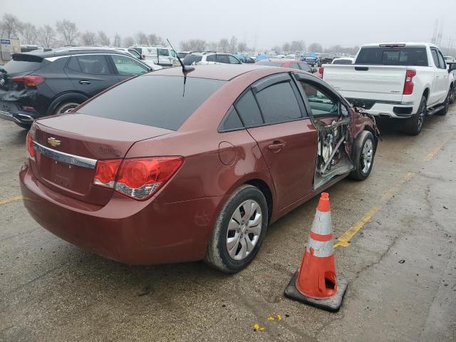 1G1PA5SH4D7119901 - 2013 CHEVROLET CRUZE LS BROWN photo 3