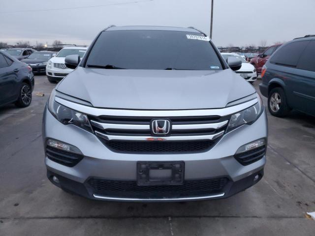 5FNYF6H03HB038571 - 2017 HONDA PILOT ELITE SILVER photo 5