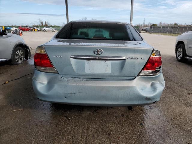 4T1BE32K16U686086 - 2006 TOYOTA CAMRY LE BLUE photo 6