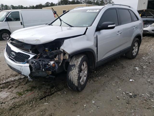 5XYKT3A16BG138650 - 2011 KIA SORENTO BASE SILVER photo 1