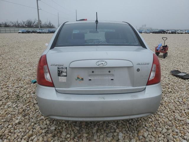 KMHCN46C99U366886 - 2009 HYUNDAI ACCENT GLS SILVER photo 6