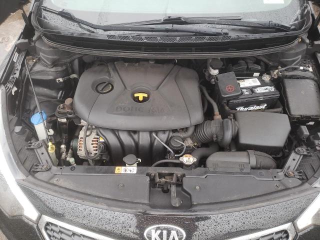 KNAFK4A68E5191981 - 2014 KIA FORTE LX BLACK photo 11