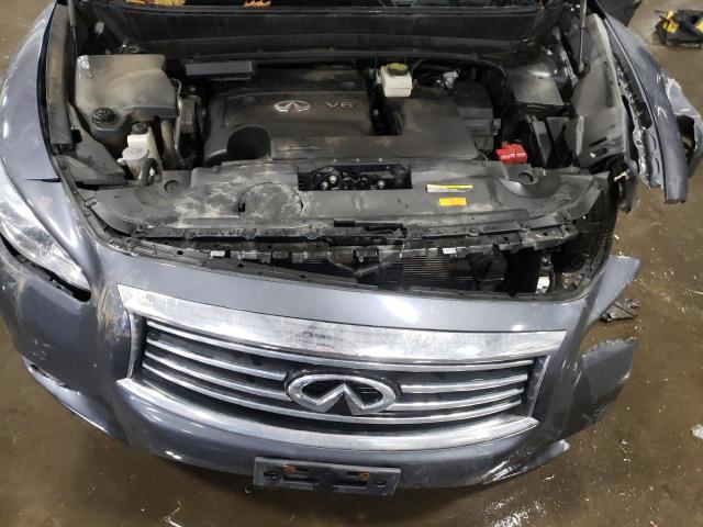 5N1AL0MM2EC542615 - 2014 INFINITI QX60 GRAY photo 12