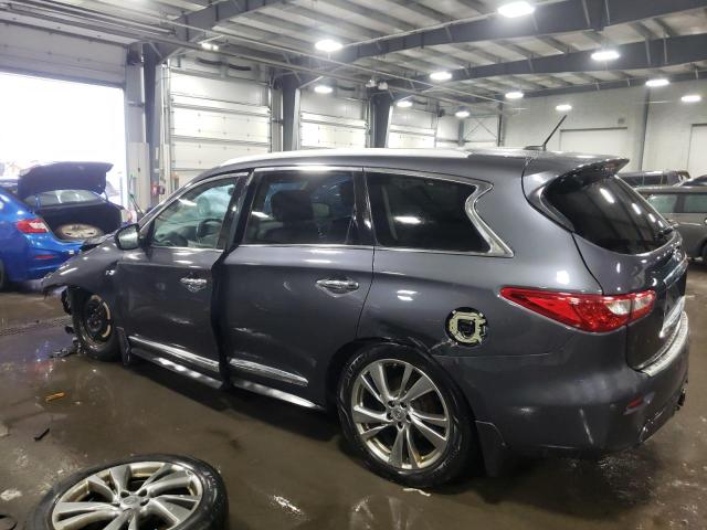 5N1AL0MM2EC542615 - 2014 INFINITI QX60 GRAY photo 2