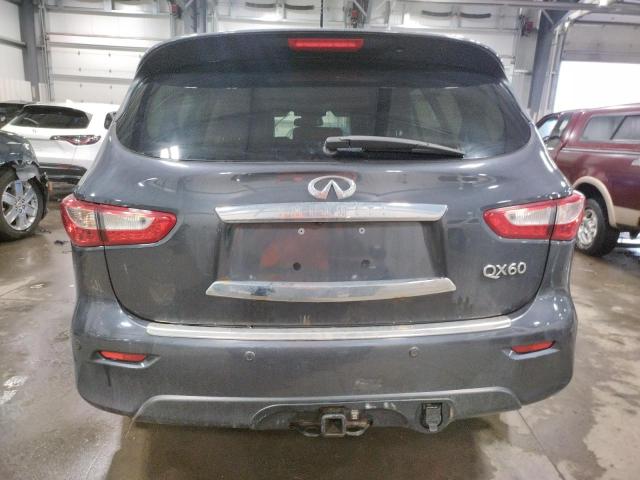 5N1AL0MM2EC542615 - 2014 INFINITI QX60 GRAY photo 6