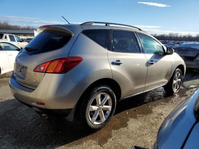 JN8AZ18UX9W105442 - 2009 NISSAN MURANO S BEIGE photo 3