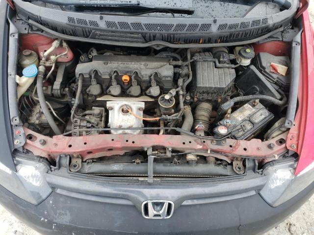 2HGFG12908H557877 - 2008 HONDA CIVIC EXL RED photo 11