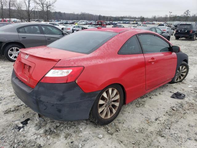 2HGFG12908H557877 - 2008 HONDA CIVIC EXL RED photo 3