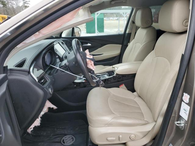 LRBFXCSA0KD020482 - 2019 BUICK ENVISION ESSENCE TAN photo 7