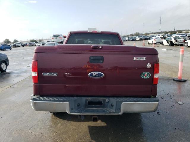 1FTPX12514NA55686 - 2004 FORD F150 BURGUNDY photo 6