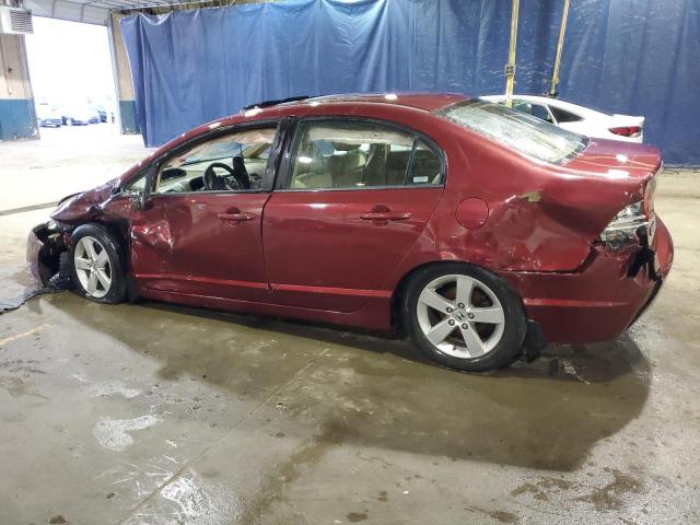 1HGFA16818L048466 - 2008 HONDA CIVIC EX RED photo 2