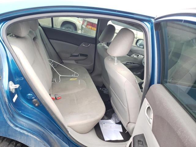 2HGFB2E48CH026214 - 2012 HONDA CIVIC LX BLUE photo 10